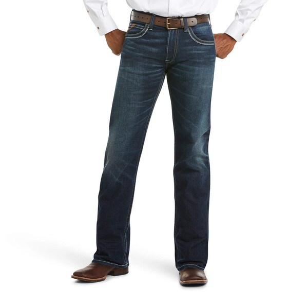 Ariat FR M5 Stretch Straight Leg Jean in denim